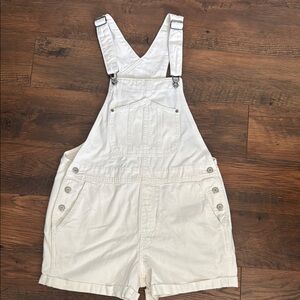 Old Navy Cream Denim Overalls